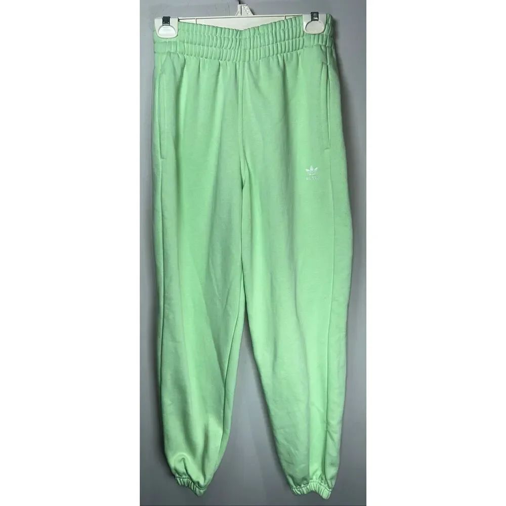 Adidas green jogger sweat pants size XS